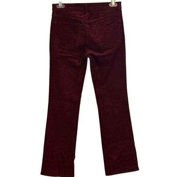 J Brand Size 24 Cranberry Red Cords - Picture 6 of 7